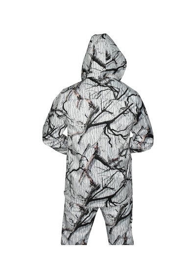 Mysia Outdoor Beyaz Soft Shell Mont Avcı Saz Kar Desen Çift Kat Polarlı Çok Renkli
