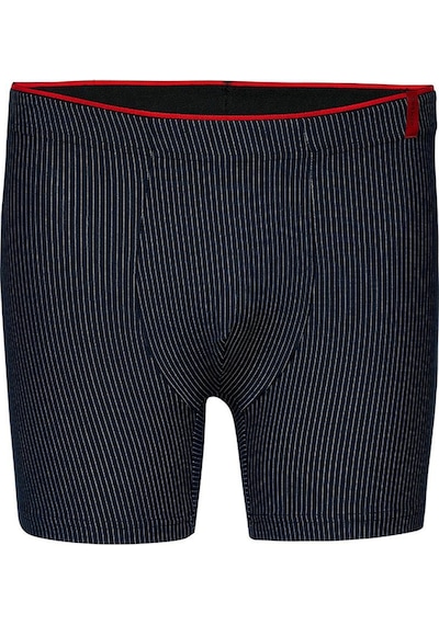 Weweus Siyah Lacivert Gri 3'lü Pamuk Elastan Çizgili Boxer 14923 Siyah - Lacivert - Gri