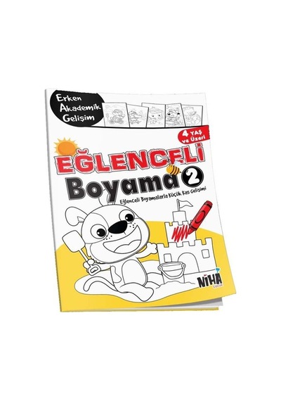 4 Yaş ve Üzeri Eğlenceli Boyama 2- Niha Çocuk