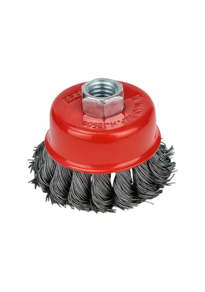 Fixonic Eratool Era10052 125mm Burmalı Çanak Fırça Gri Telli