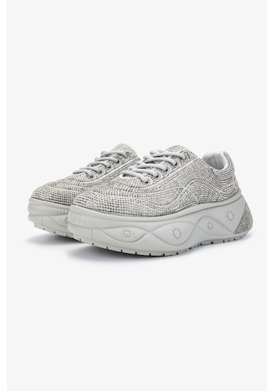 Valmenti Kadın Vegan Gri Sneakers & Spor Ayakkabı 921 K25-0017 Bn Ayk Y24 Grı Gri