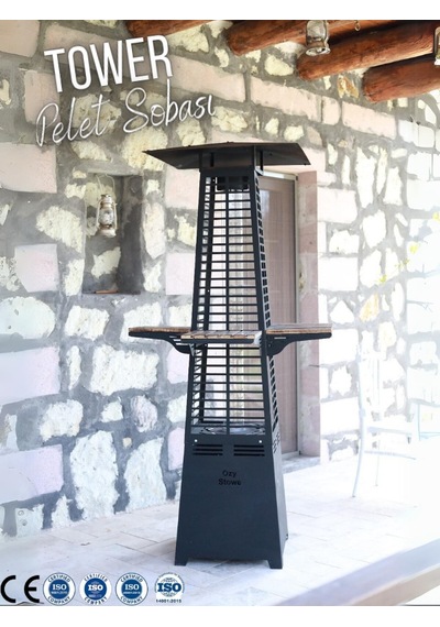 Ozystove Tower Pelet Sobası