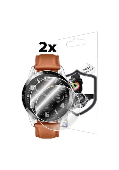 Ecr Huawei Watch Gt2 46mm Gerçek Kırılmayan Nano Ekran Koruyucu 2 Adet