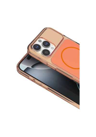 Joko Apple İphone 16 Pro Max Bruma Magsafe Kapak - Turuncu