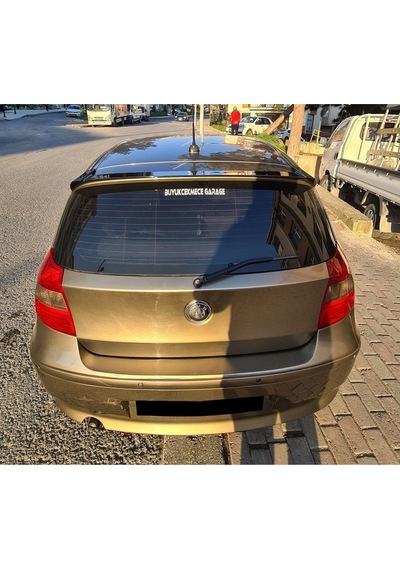 Bmw E87 E81 Spoiler, Parlak Siyah Abs 2004 2011 Uyumlu
