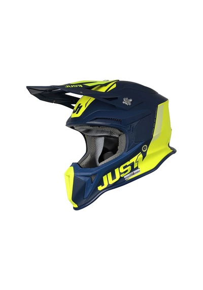 Just1 J18 +mıps Pulsar Kros Kask Sarı - Mavi