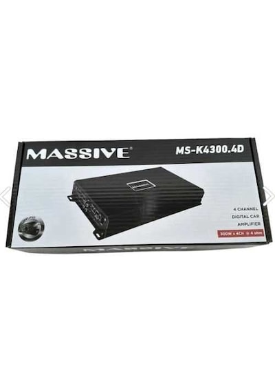 Massive Massive Ms-k4300.4d 4 Kanal Amfi 4x300w
