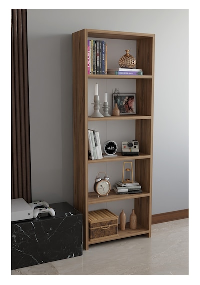 5 Raflı Kitaplık Dekoratif Çok Amaçlı Düzenleyici Raf 150 Cm Salon Çalışma Odası Raf Atlantik Çam 5 Raflı Kitaplık Dekoratif Çok Amaçlı Düzenleyici Raf 150 Cm Salon Çalışma Odası Raf Atlantik Çam