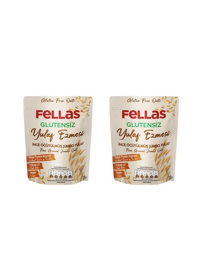 Fellas Glutensiz İnce Öğütülmüş Yulaf Ezmesi 300gr X2