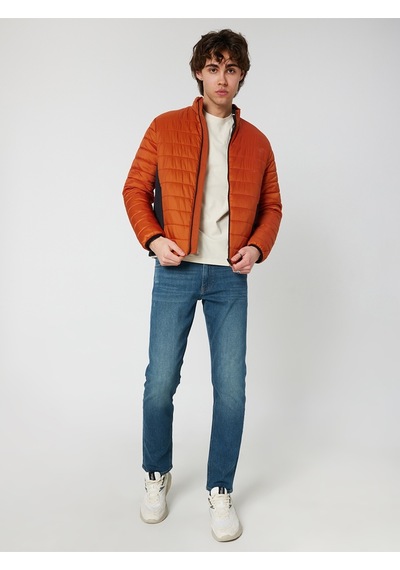 Regular Fit Erkek Mont Kiremit