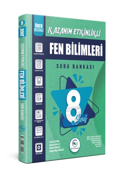 Av Yayınları 8.sınıf Fen Bilimleri Kazanım Etkinlikli Soru Bankas