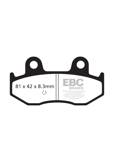 Ebc Fren Balatası Carbon Sfac411 Suzukı Burgman 400 01-06 , Burgm
