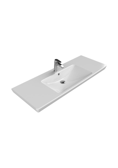 Turkuaz Cerastyle Porto D Etajer Uyumlu Lavabo 125 48 Cm