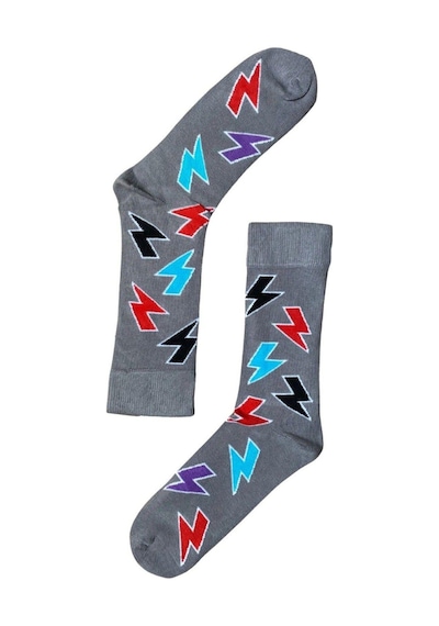 The Socks Company Erkek Gri Çorap 15kdcr146e-gri-1508 Çok Renkli