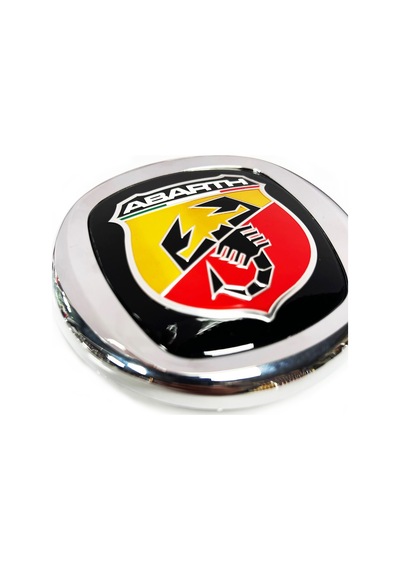 Abarth Logo Ön Panjur Arması Krom Çerçeveli 85mm