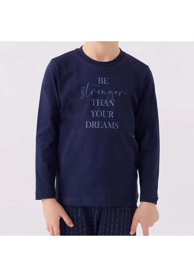 Arnetta Ar3130c Erkek Çocuk Kışlık Pijama Takım Lacivert