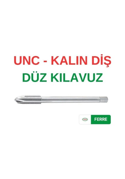 Ferre Unc 1/2 Düz Kılavuz