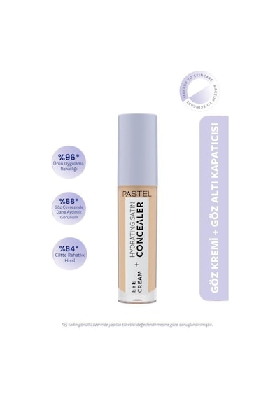 Pastel Eye Cream + Hydrating Satin Concealer 64 Medium Light