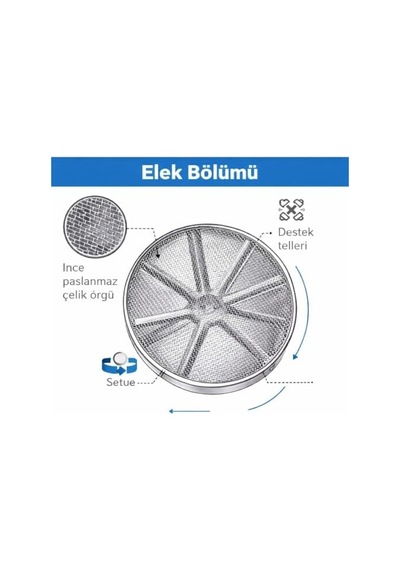 Paslanmaz Çelik Un Ve Pudra Şekeri Eleği Tek Elle Kullanılan Otomatik Elek, 3 Fincan Kapasiteli Flour Sifter, İnce Eleme İçin Dayanıklı Mutfak Aleti, Kek, Kurabiye Ve Pasta Yapımı İçin
