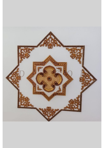 Diecor Dekoratif Polimer Mobilya, Duvar Ve Tavan Motifi Gold 13 X 6 Model:xa59