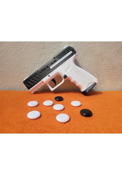 Axis-9 Mekanik Disk Fırlatan Eğlence Set Siyah Ve Beyaz