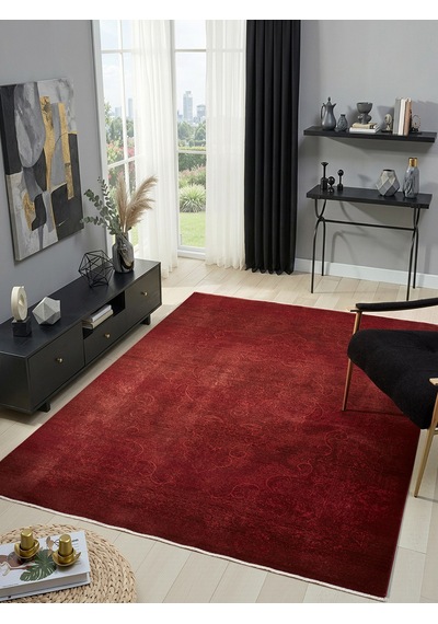 Asır Bordo Halı Salon Oturma Odası Çocuk Odası Yatak Odası Halısı 0261