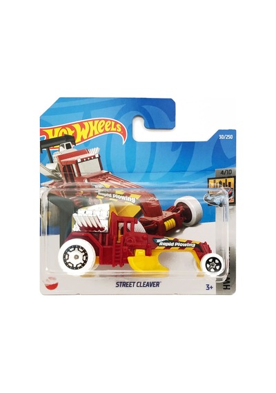 Hot Wheels 2022 Metro 1:64 Vehicle - Red Street Cleaver  HCW98-