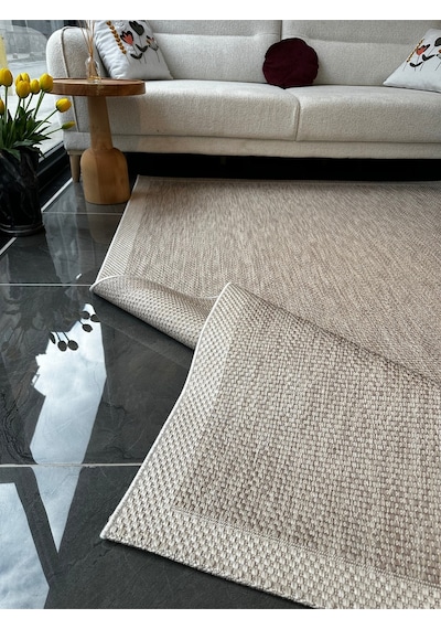 Sisal Halı Salon, Oturma, Yatak Odası Halısı 160x230 Desen Kodu 79270-071 Bej