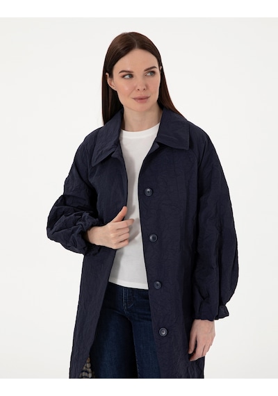 Pierre Cardin Kadın Lacivert Trençkot 50300874-vr033 Lacivert
