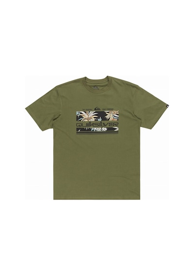 Quiksilver Tropical Rainbow Erkek Tişört Eqyzt07679-17036 Yeşil