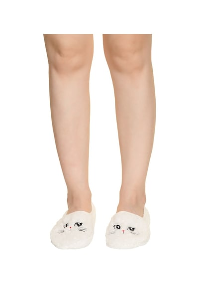 Natural Çorap Kadın Kedili Beyaz Patik - Sbxss210033 Beyaz-36-40 Beyaz