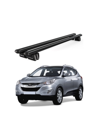 Pençe Hyundai Ix35 2010-2015 Uyumlu Siyah Ara Atkı Port Bagaj Tavan Barı