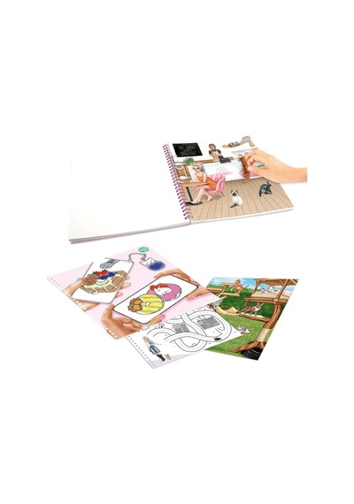 Depesche Topmodel Create Your Kitty 4'ü 1 Arada Boyama Aktivite Sticker Kitabı 92 Sayfa 14213
