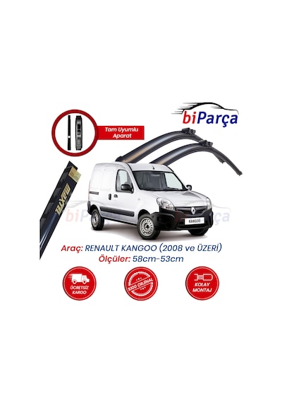 Renault Kango Maxtel Muz Silecek Takımı 2008 ve Üzeri-