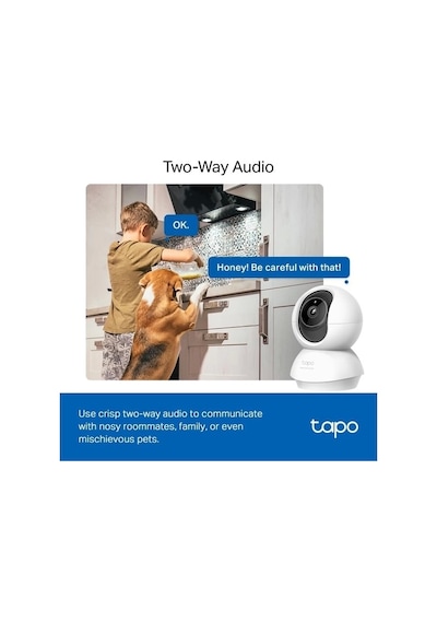 Tp-lınk 5mp Tapo C230 Pan/tilt Aı Ev Güvenlik Wi-fi Kamera