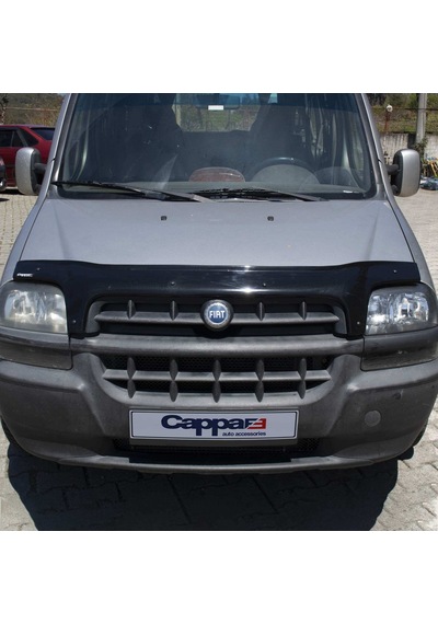 Cappafe Fiat Doblo Ön Kaput Koruyucu Rüzgarlık 4Mm Abs 2000-05