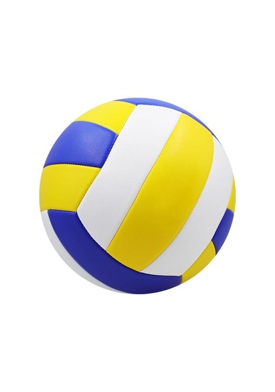 Muba Dikişli Voleybol Topu Yumuşak Deri Antrenman Ve Salon Uyumlu, Tek Ebat, Mbdktp, Karışık Çok Renkli