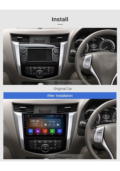 Nissan Navara 2018+ Uyumlu Multi Medya Navi Gasyon Usb Kamera Carplayer 4 Ram