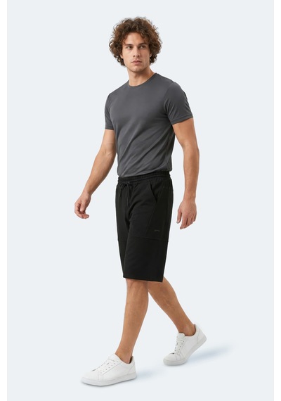 Slazenger Noctura Erkek Kapri Siyah Şort