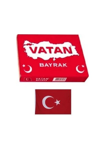 Vatan Bez Türk Bayrağı Polyester 100X150CM Kod: Vt108
