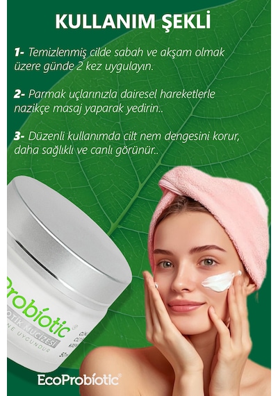 Prebiyotikli Cilt Kremi 50 Ml-     Aydınlatıcı Etki - Kuru Cilt Tipi