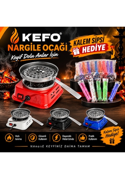 Mini Elektrikli Köz Yakma Makinesi 4 Renk