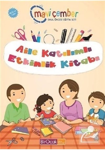 Aile Katılımlı Etkinlik Kitabı 48 Ay ve Üzeri - Mavi Çember
