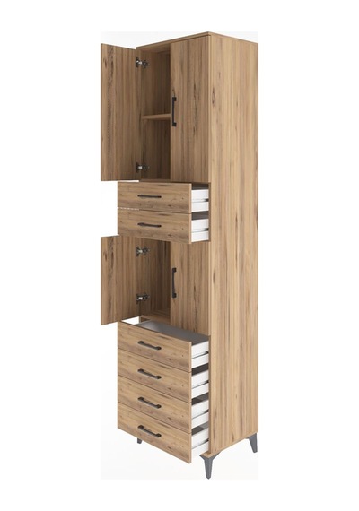 Hyperion Dolap 3 Raflı 6 Çekmeceli 4 Kapaklı 60x44x243 Çam-çam Çam Hyperion Dolap 3 Raflı 6 Çekmeceli 4 Kapaklı 60x44x243 Çam-çam Çam