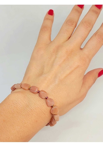 Güneş Taşı Tasarım Bileklik 47110 Çok Renkli