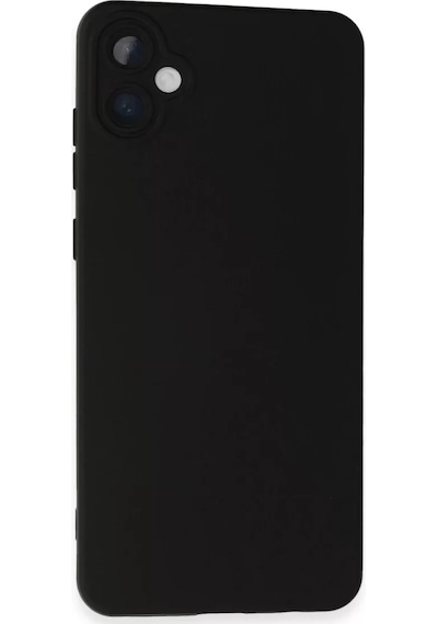 Newface Samsung Galaxy A05 Kılıf Nano İçi Kadife Silikon - Siyah