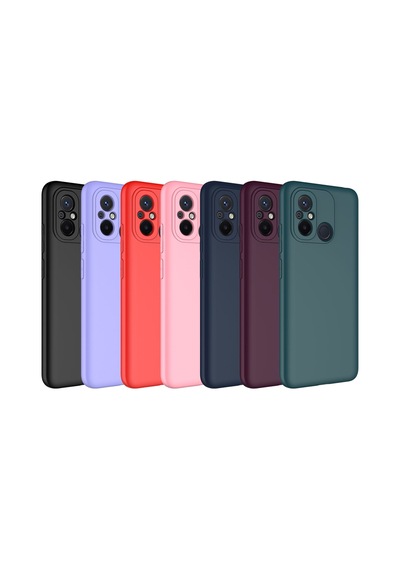 Zore Redmi 12c Kılıf Nvth Mara Lansman Kapak - Koyu Mor