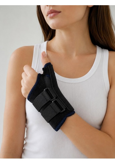 Tr Başparmak Tespit Ateli, De Quervain Tendon İltihabı İçin Alüminyum Balenli Sabitleyici Bileklik, Anne Bileği V