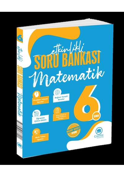 Çanta 6.sınıf Matematik Etkinlikli Kazanım Soru Bankası Maarif Model