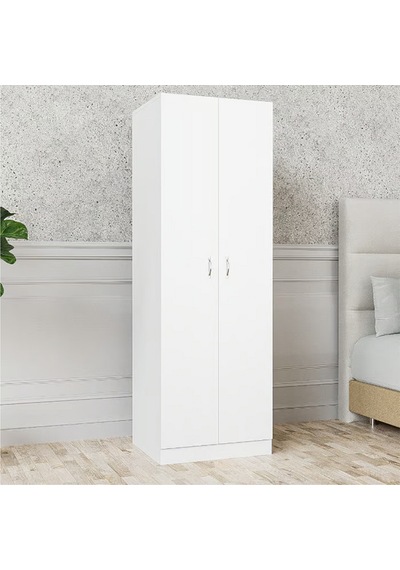 Bahar Giyinme Dolabı - Çok Amaçlı Dolap - Gardırop 60 Cm-2 Kapaklı